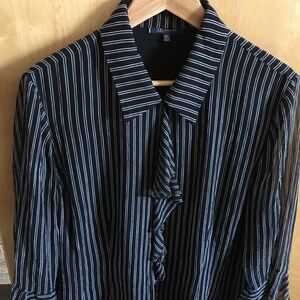 Anne Klein silk shirt.